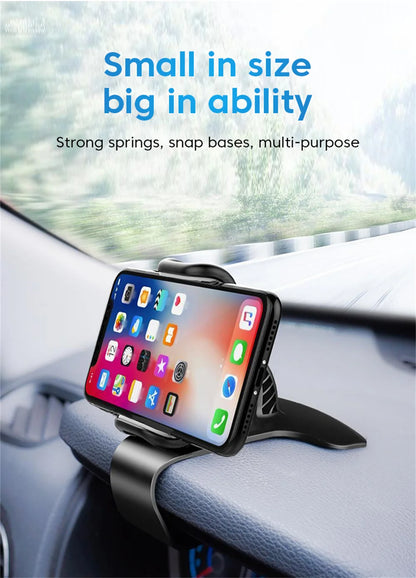 Support universel pour téléphone pour voiture avec rotation à 360 degrés