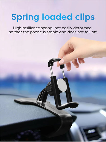 Support universel pour téléphone pour voiture avec rotation à 360 degrés