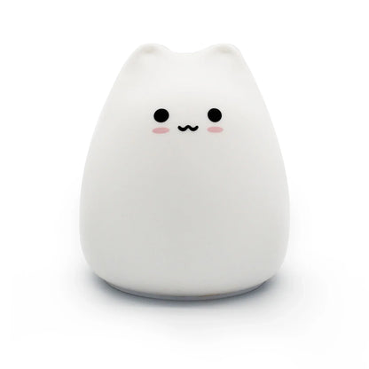 Veilleuse LED en forme de chat pour enfants