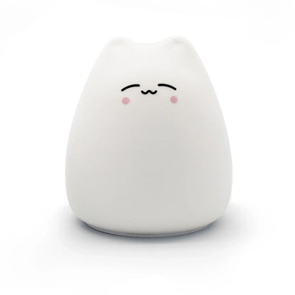 Veilleuse LED en forme de chat pour enfants