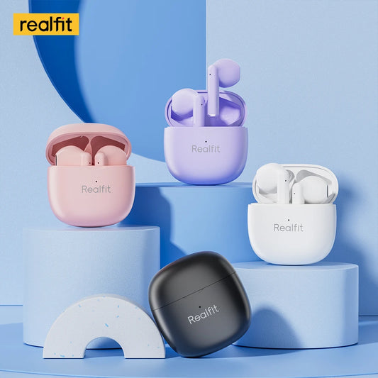 Écouteurs Realfit F1 – Bluetooth TWS Hi-Fi – Compatibilité universelle