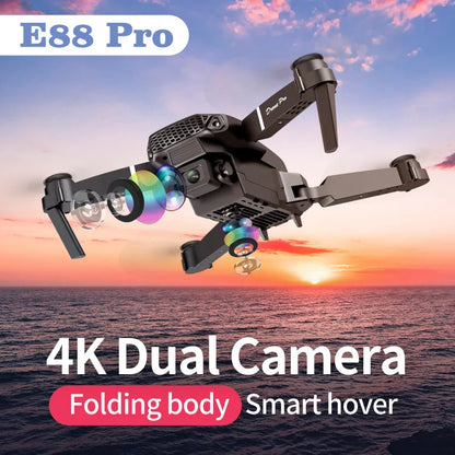 Drone E88Pro 4K – Double Caméra, Vol Stable, Idéal Enfants & Débutants
